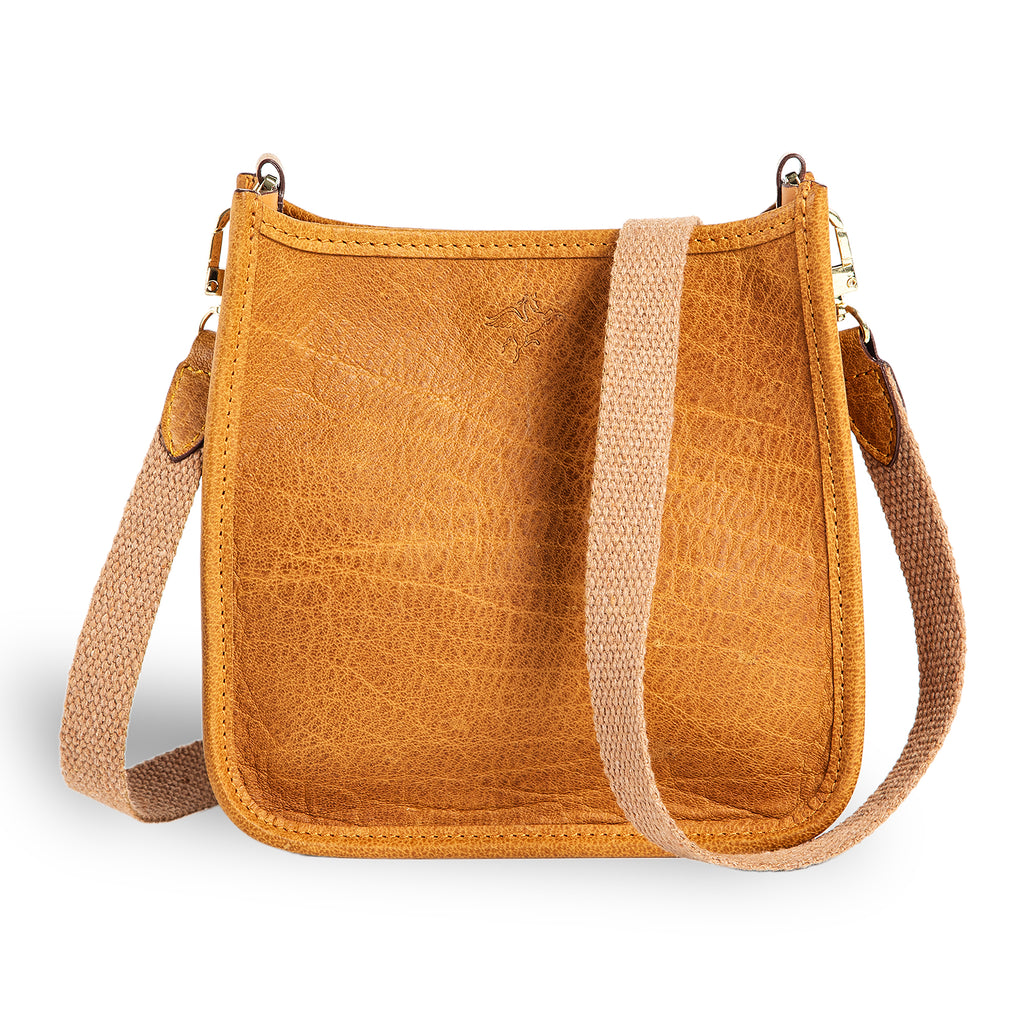 Spring | Hobo Crossbody Bag | Cinnamon w/ Gold Hardware