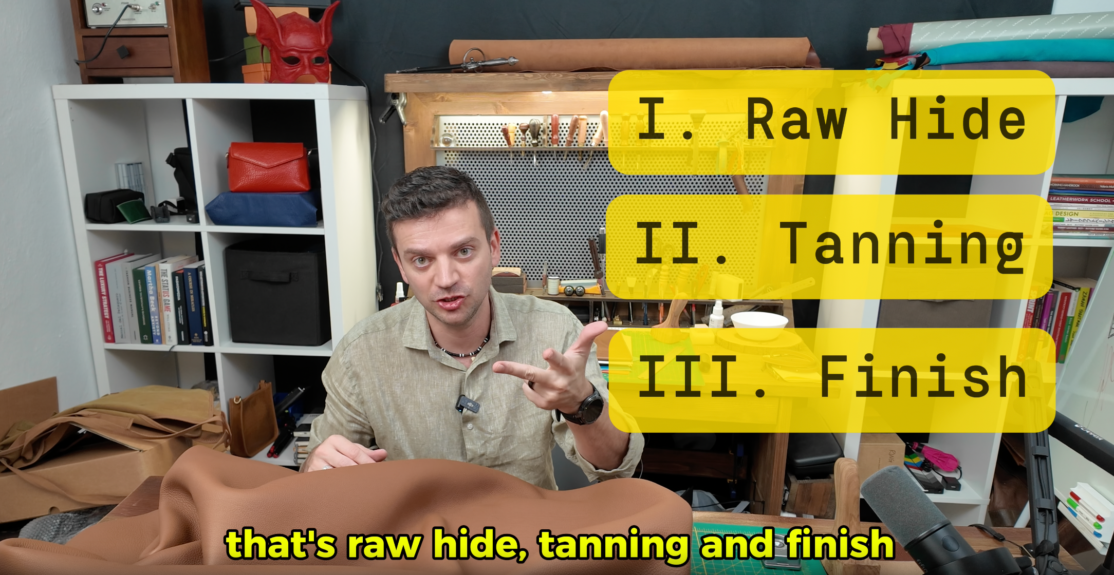 World Reknown Leather Expert Tanner Leatherstein explains the secrets of fashion's most sought after ogo Calfskin. He explians what makes this leather so special?