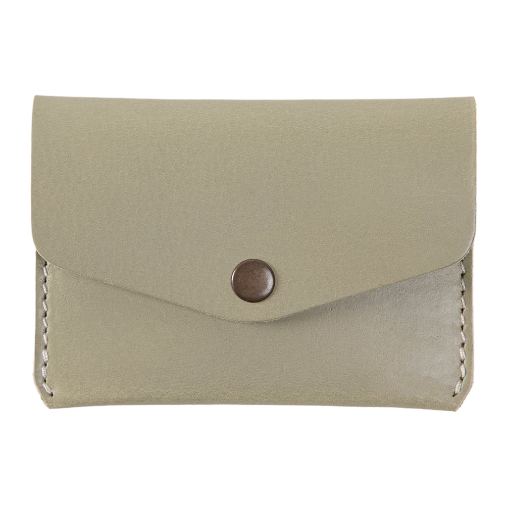 Leather Card Holder | Aqua | Seline