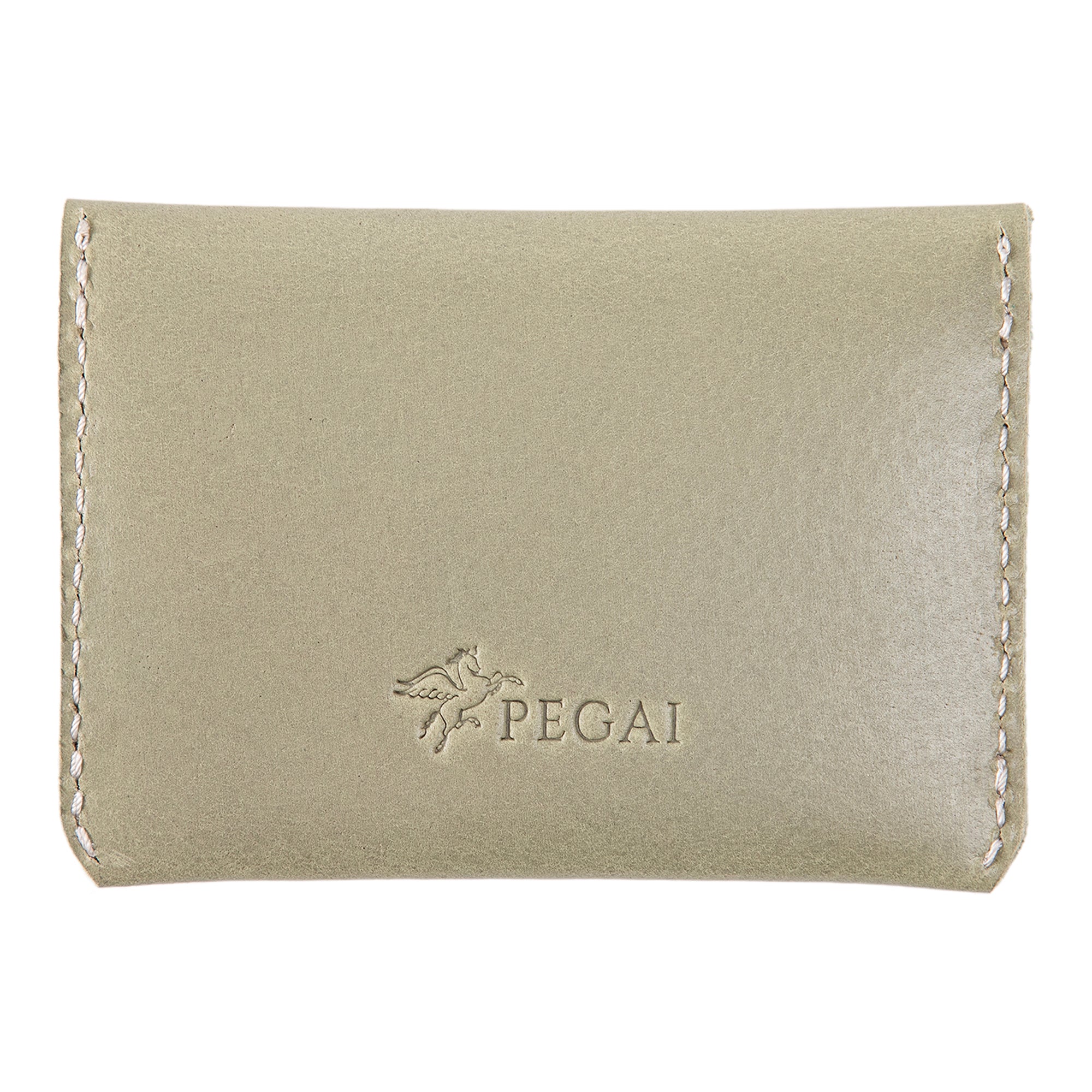 Leather Card Holder | Aqua | Seline