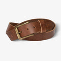 Buffalo Leather Belt | Saddle Brown