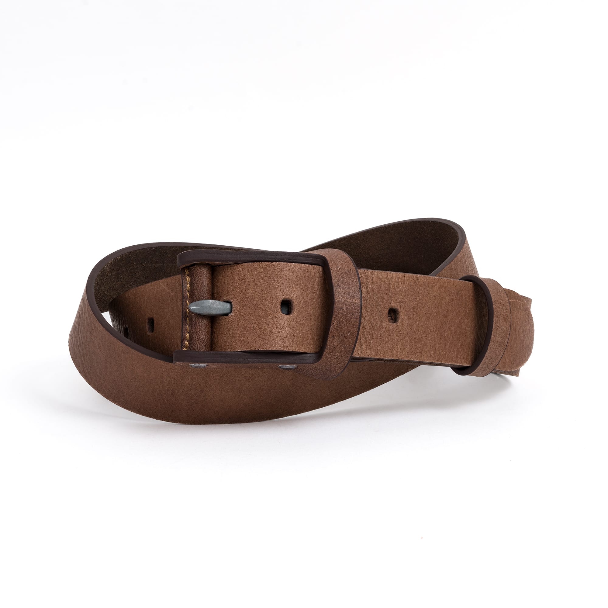 Boone Men's Leather Belt | Mocha Brown – PEGAI