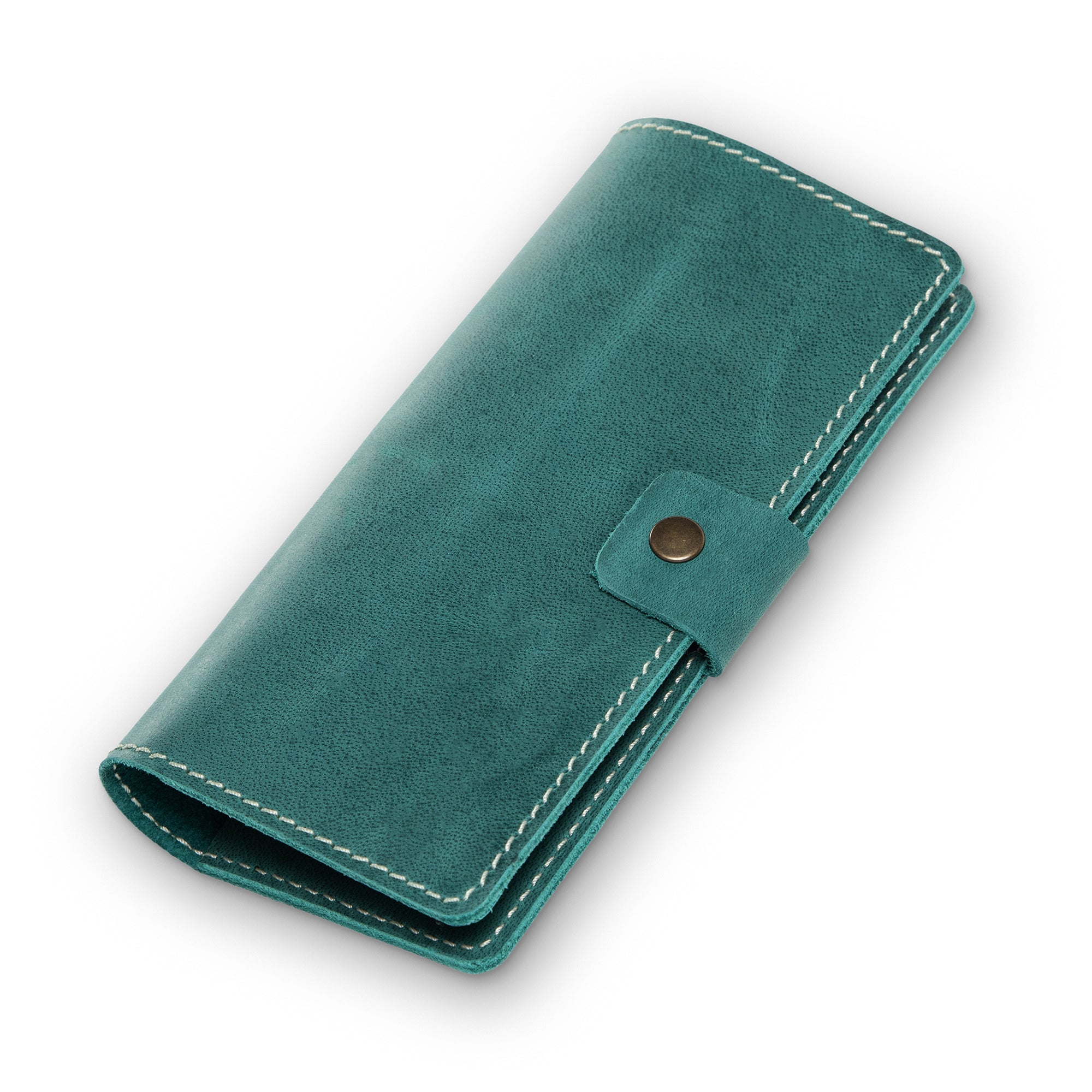 Clark | Checkbook Cover | Turquoise